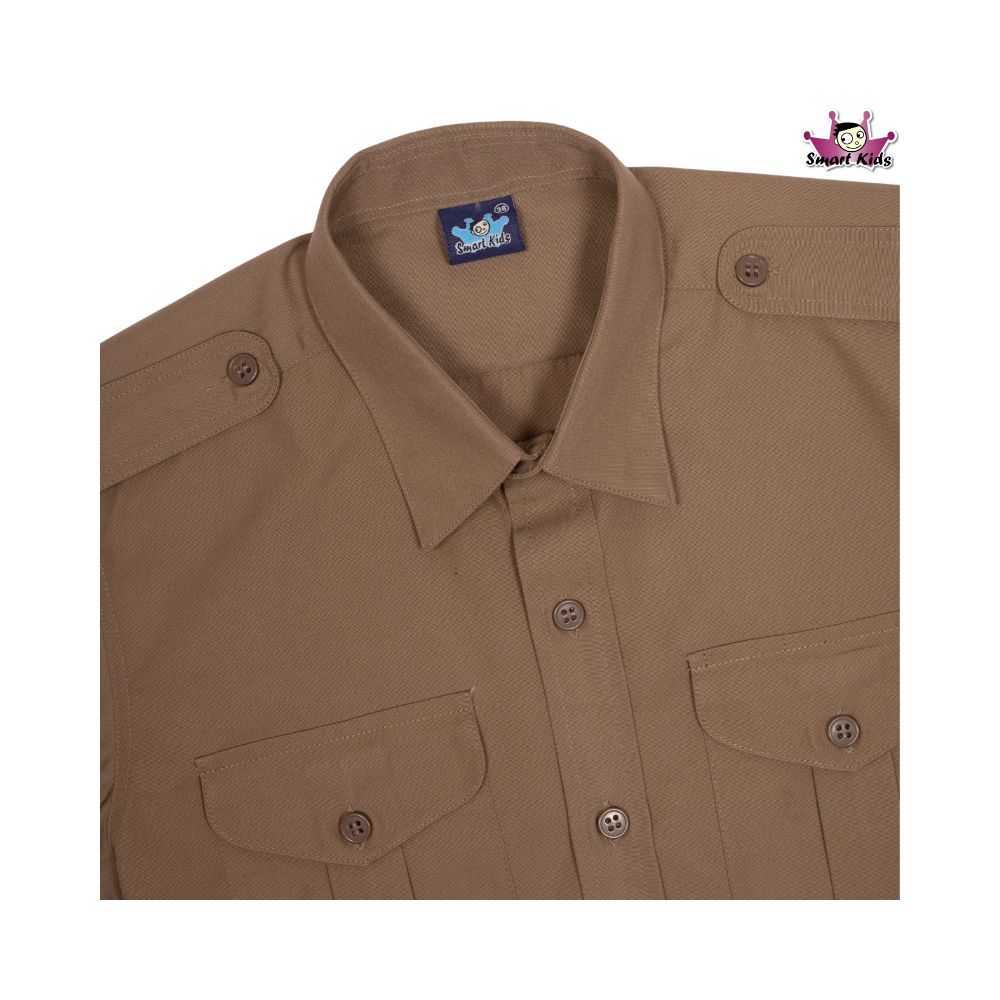 SMART KIDS เสื้อลูกเสือ สีกากี ไซซ์ 38
