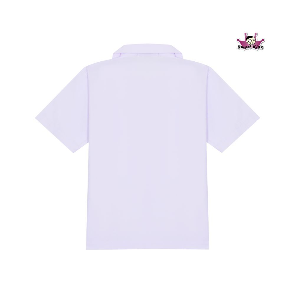 สมาร์ทคิดส์ เสื้อนักเรียน คอบัวผ่าตลอด สีขาว ไซส์ 30