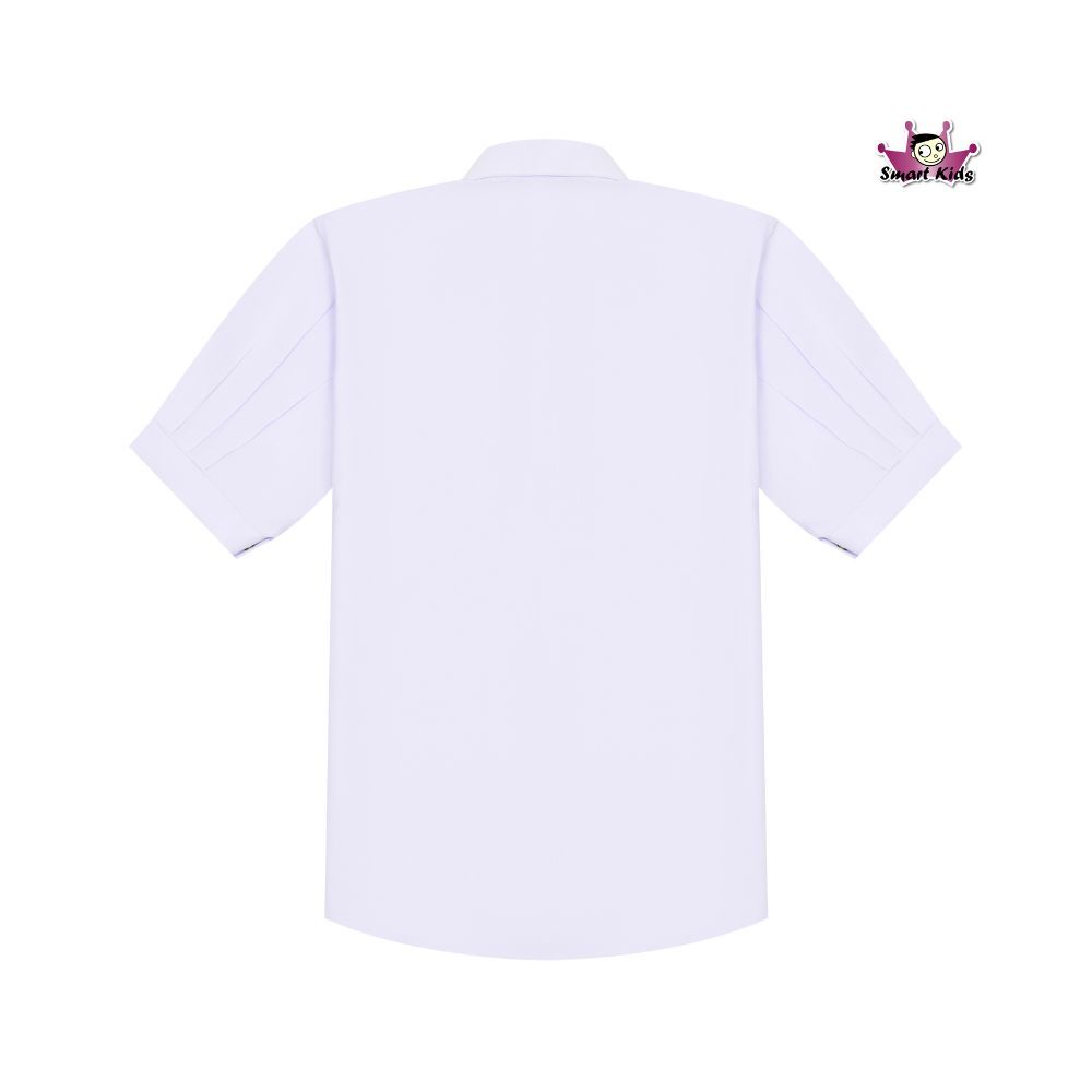 สมาร์ทคิดส์ เสื้อนักเรียนมัธยมปลาย แขนพอง สีขาวไซส์ 46