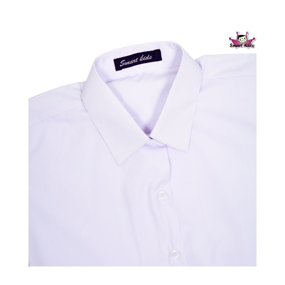 สมาร์ทคิดส์ เสื้อนักเรียนมัธยมปลาย แขนพอง สีขาวไซส์ 46