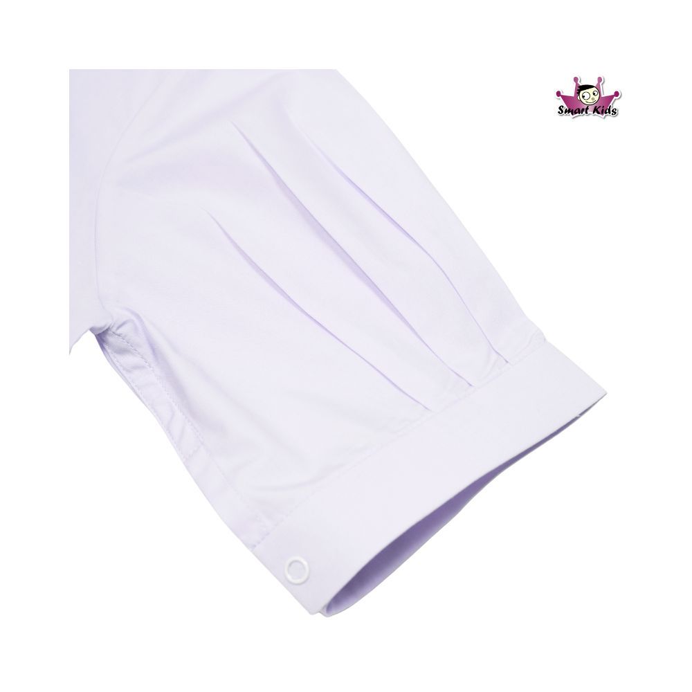 สมาร์ทคิดส์ เสื้อนักเรียนมัธยมปลาย แขนพอง สีขาวไซส์ 46