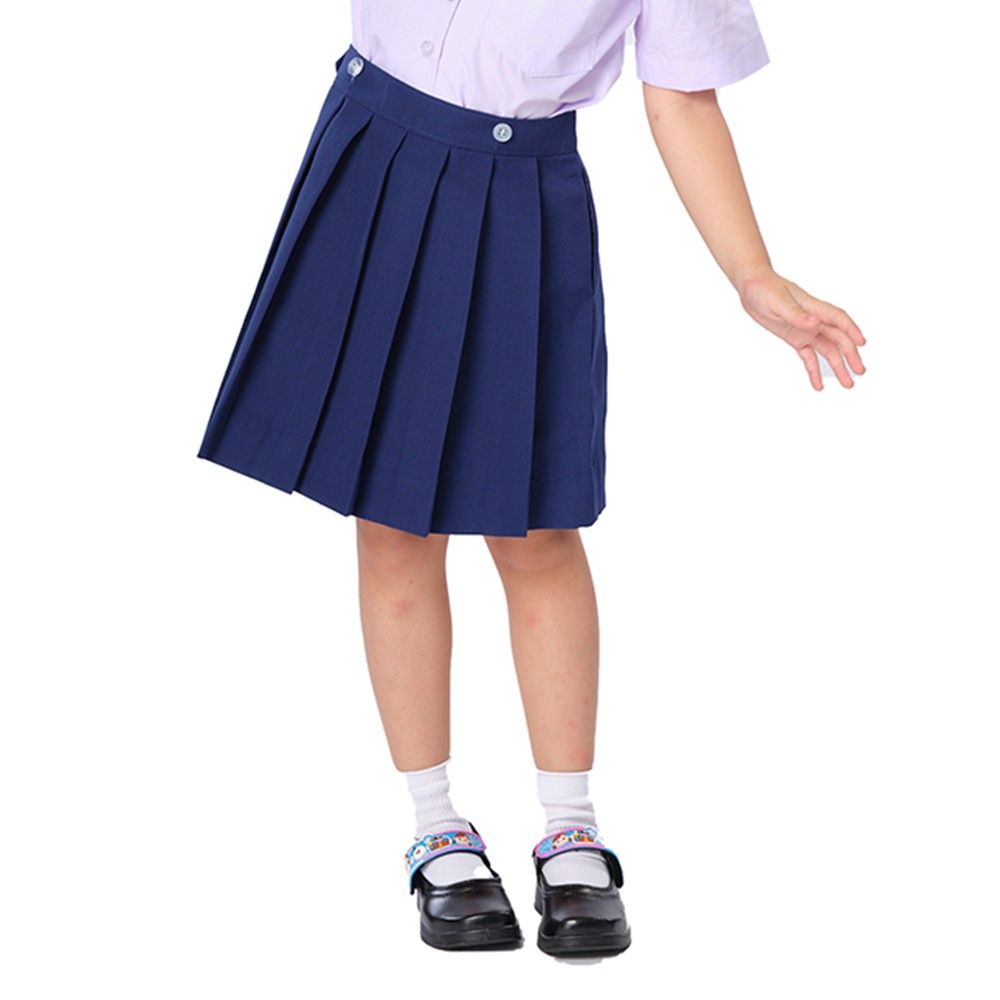 น้อมจิตต์ กระโปรงอนุบาล สีน้ำเงิน ไซส์ 5