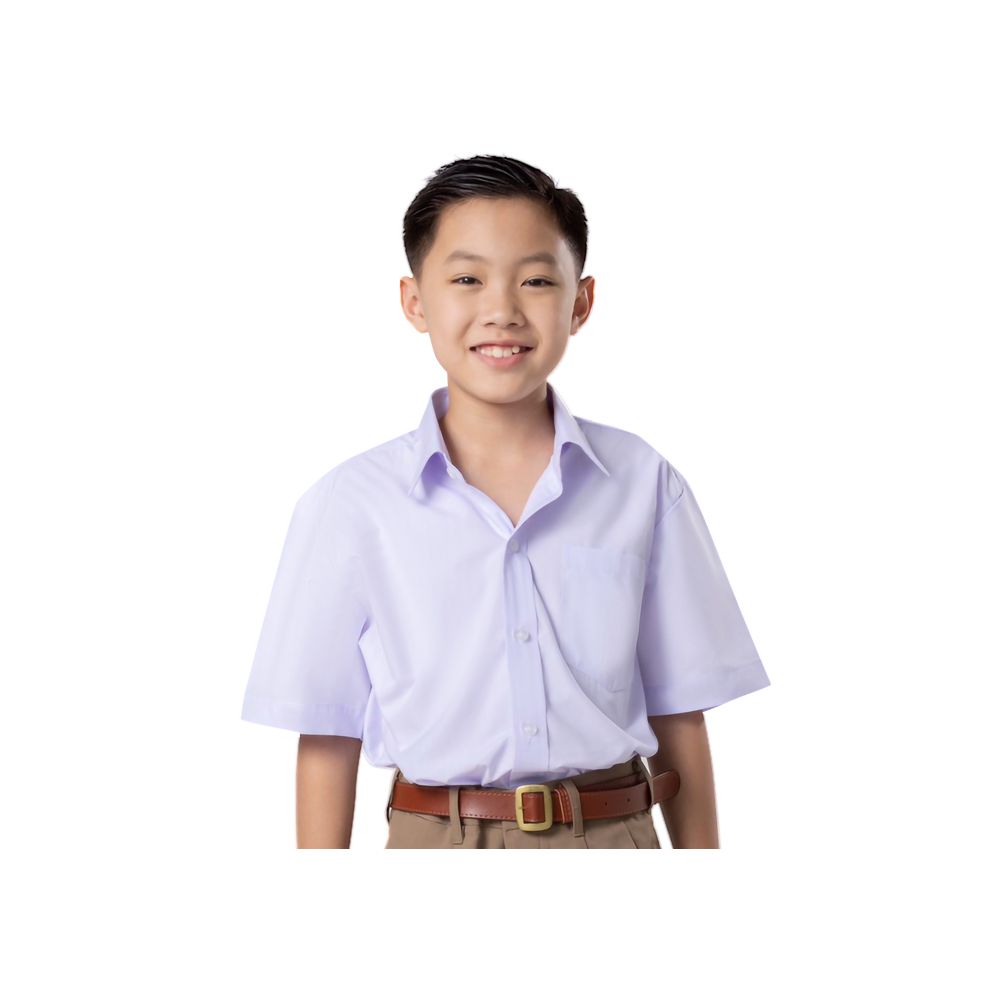 A-CONCEPT เสื้อเชิ้ตนักเรียนชาย สีขาว ไซส์ 44