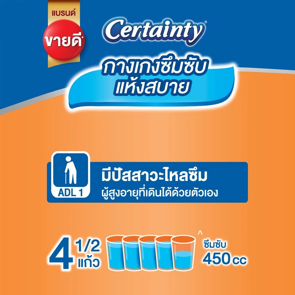 เซอร์เทนตี้กางเกงอนามัยเดย์แพ้นส์ M34