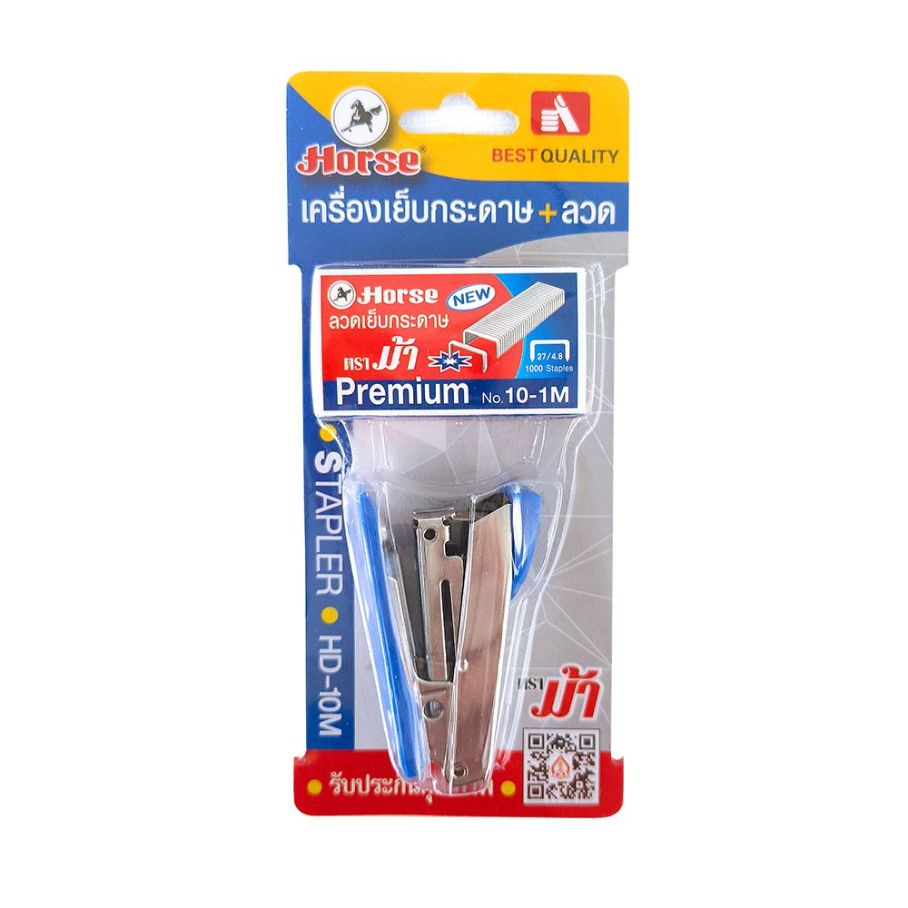 HORSE STAPLER HD-10M+STAPLE PACK 1 (ASSORTED)
