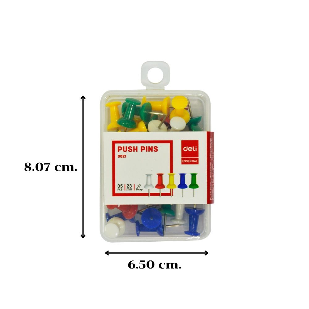 DELI 35 PAPER PINS NO.E0021