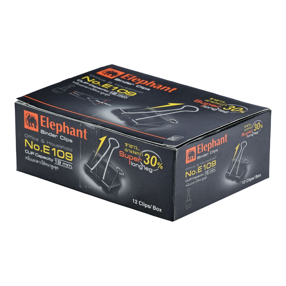 ELP BINDER CLIP 40MM (1X12) E109