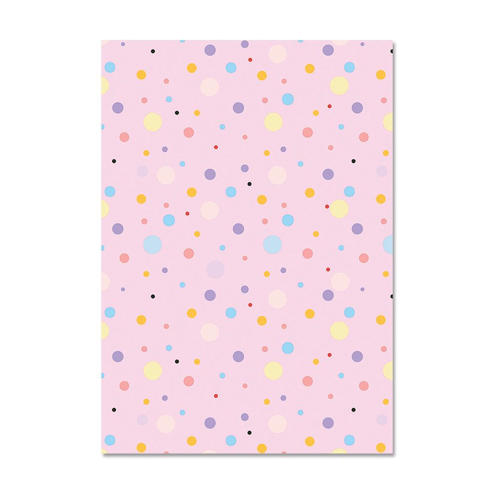 กระดาษห่อของขวัญโมเดิร์น คละสี (คละแบบ)