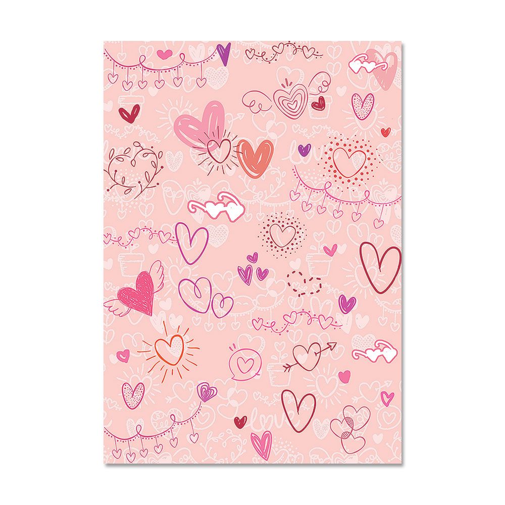 กระดาษห่อของขวัญโมเดิร์น คละสี (คละแบบ)