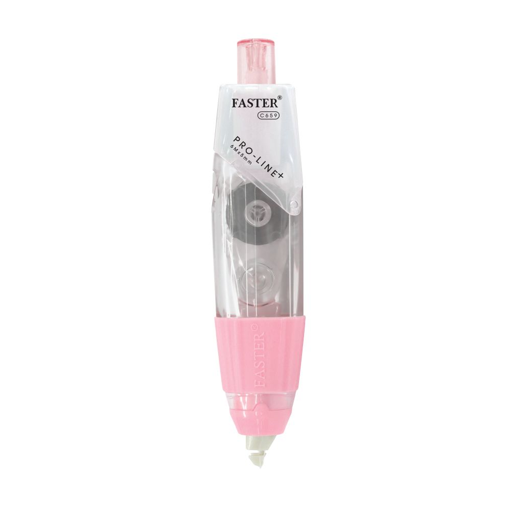 FASTER เทปลบคำผิดโปรไลน์ C659 6MX5MM (คละแบบ)