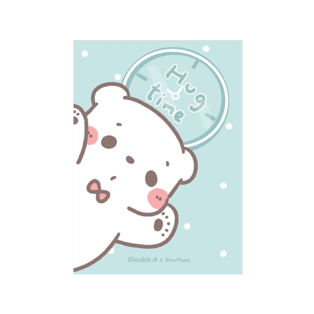 ดั๊บเบิ้ล เอ สมุดมุงหลังคาBEARPLEASE A5 80G 30แผ่น