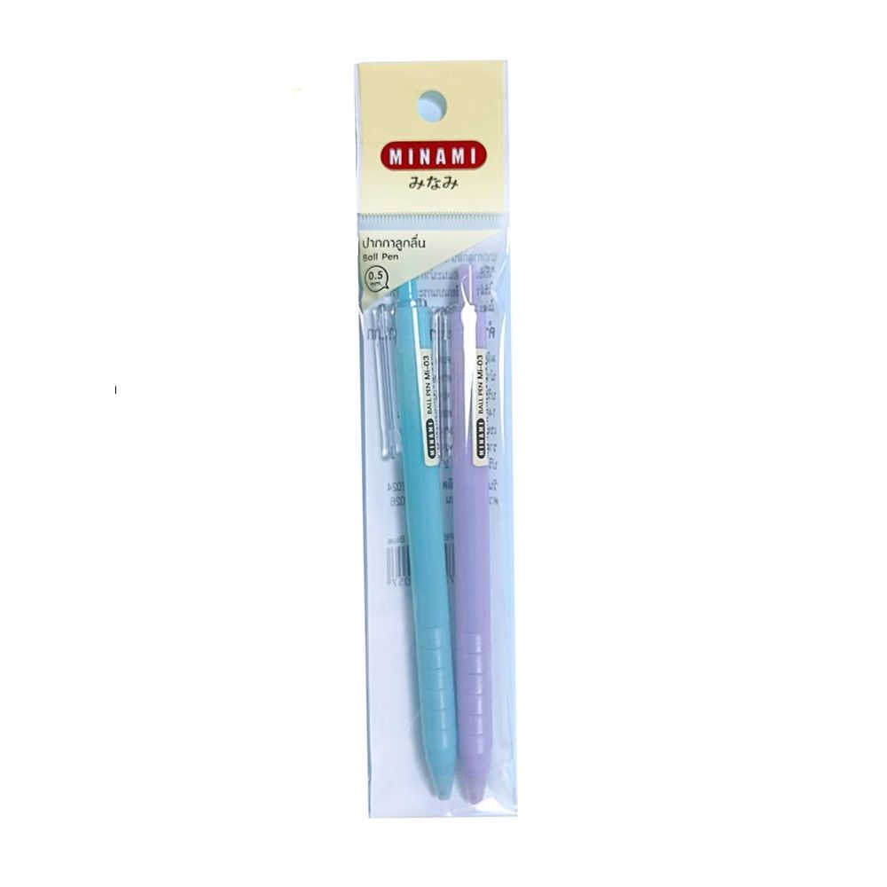 MINAMI BALLPOINT PEN MI-03 BLUE 0.5MM. (ASSORTED)