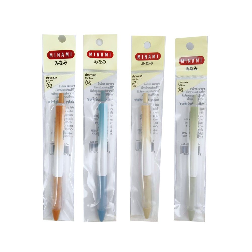 MINAMI GEL PEN MI-09 BLUE 0.5MM. (ASSORTED)