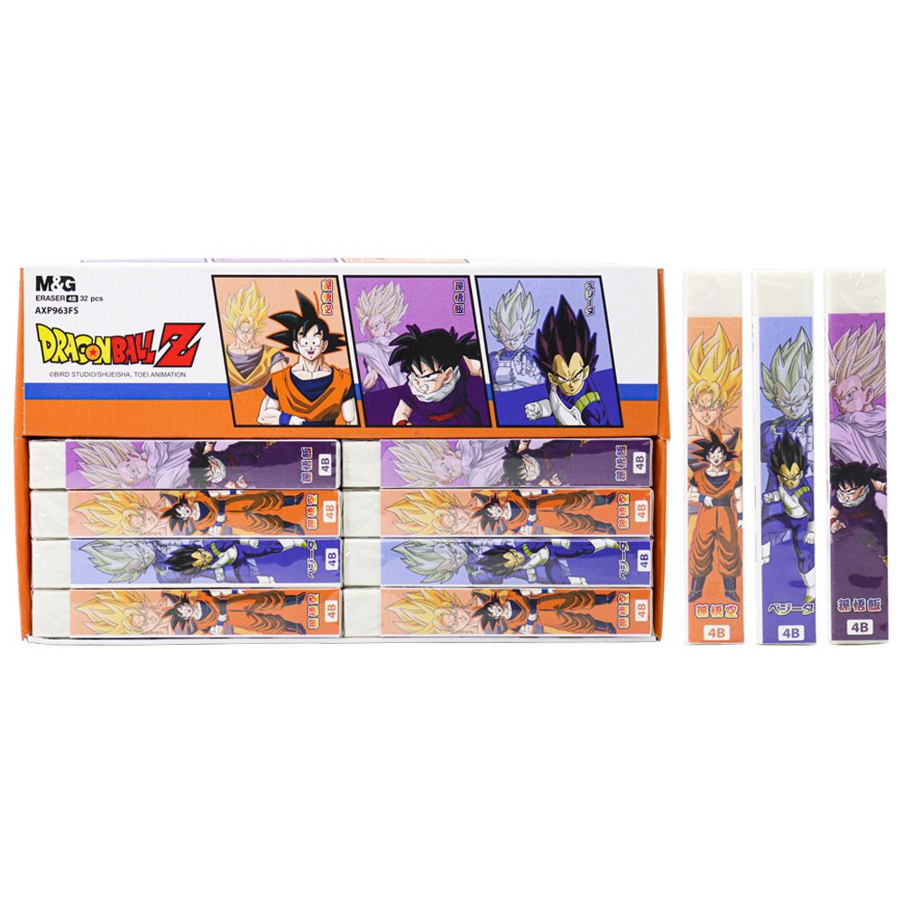 MG DRAGON BALL Z ERASER 4B (ASSORTED)
