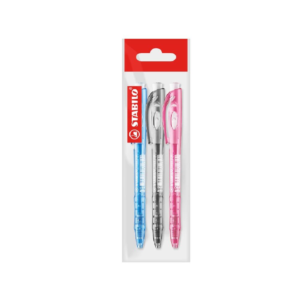 STABILO ปากกา LINER 308 แพ็ค 3 (คละสี)
