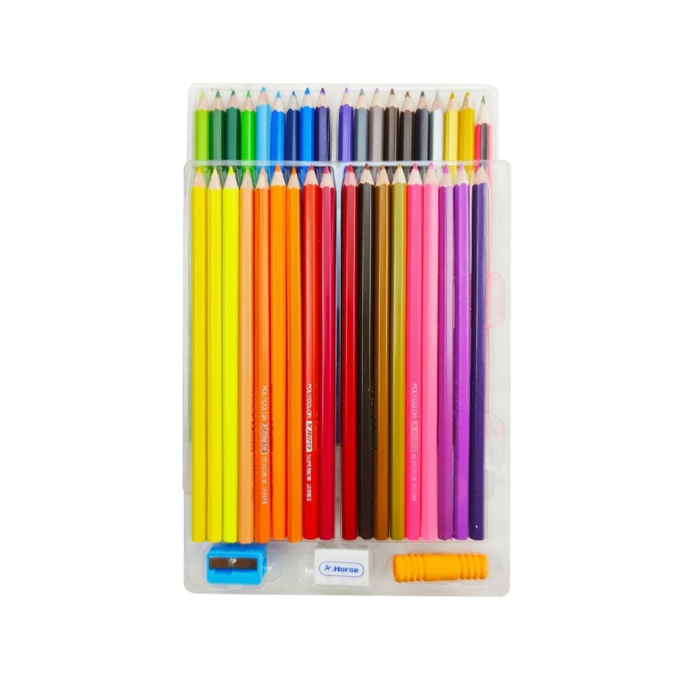 ตราม้า สีไม้ยาว 36 สี รุ่น BRILLIANT COLORS