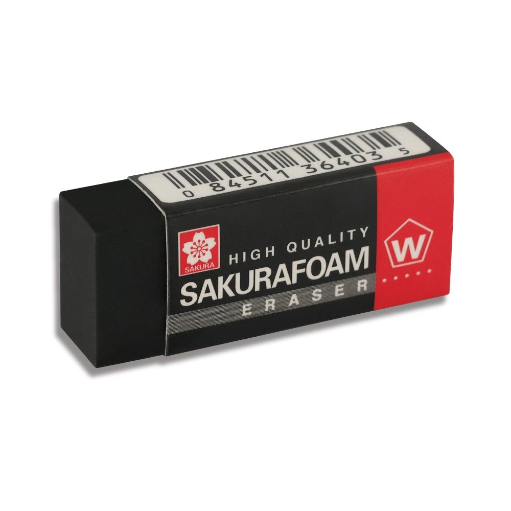 SAKURA BLACK FOAM ERASERS 4 PCS. XRFW-60