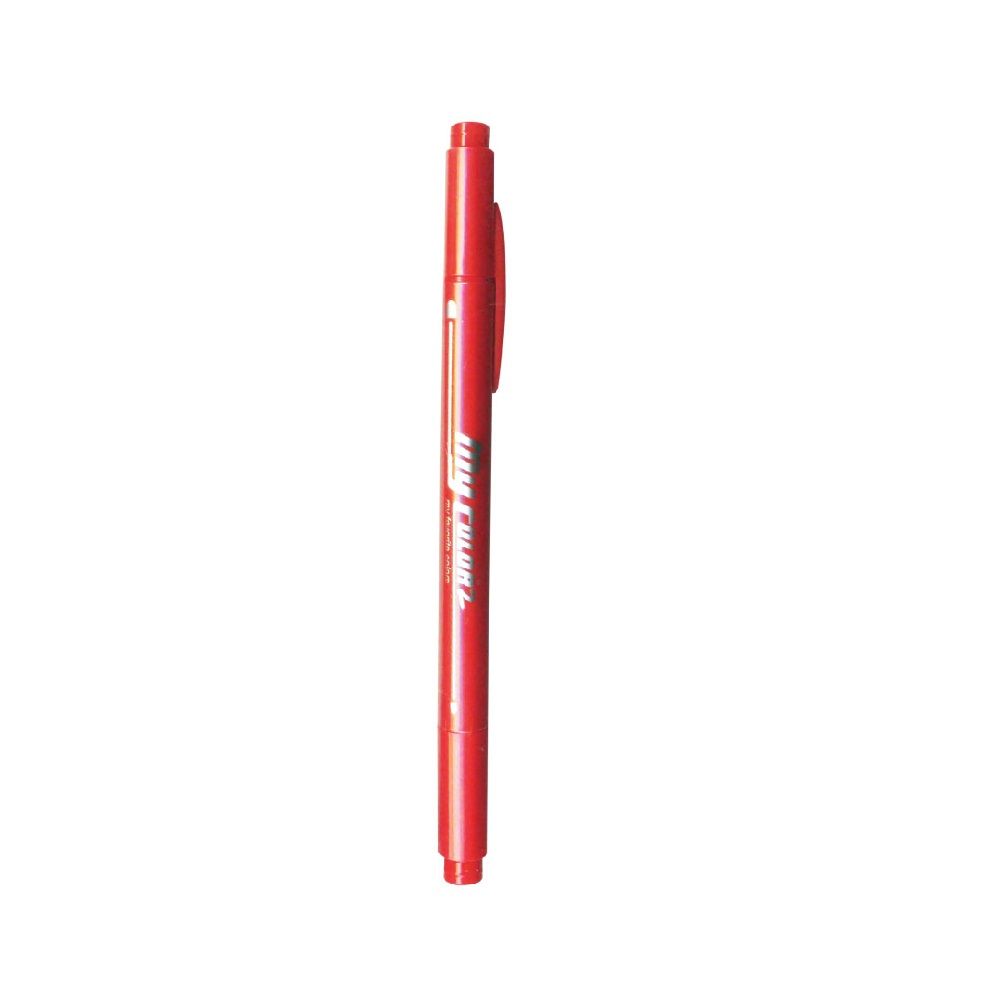 DONG-A MYCOLOR PEN 2 HEADS RED