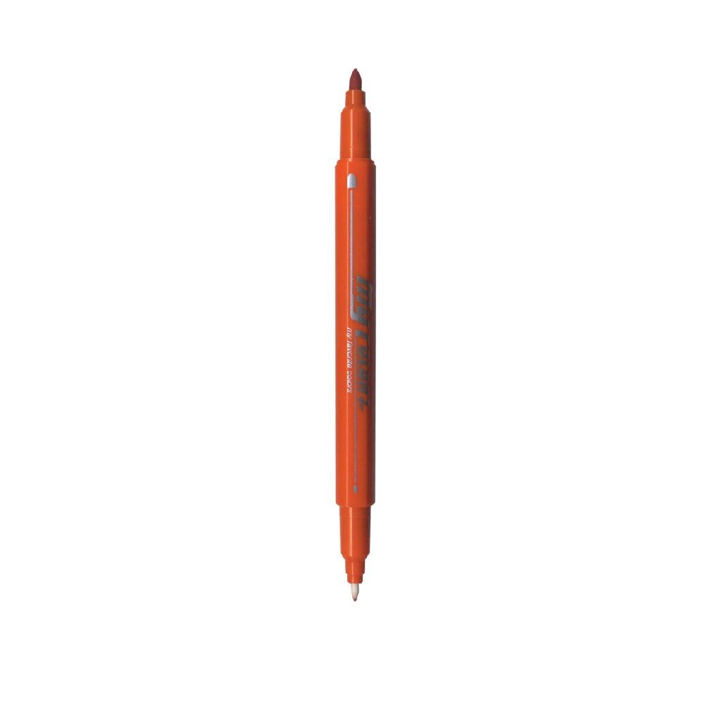 DONG-A มายคัลเลอร์ ปากกา 2 หัว สีส้มเข้ม