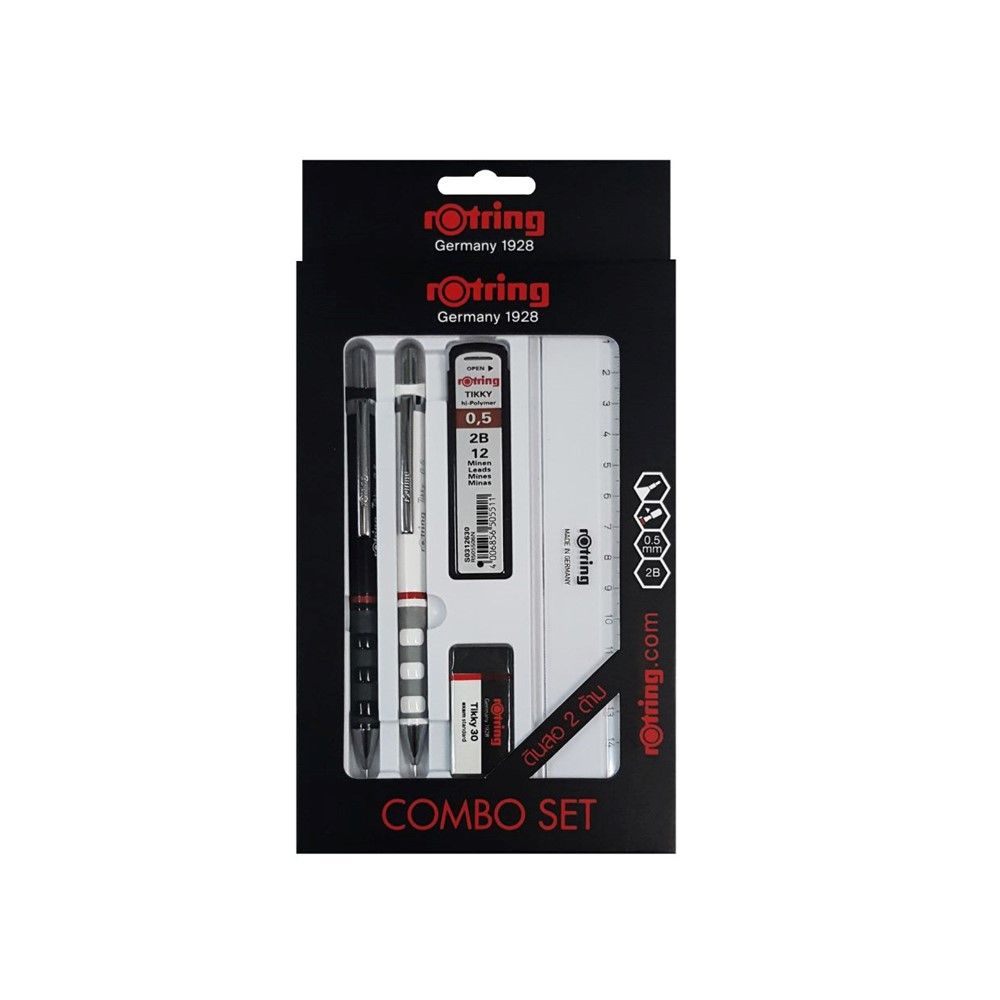 ROTRING MECHANICAL PENCIL 0.5 MM+LEAD COMBO SET