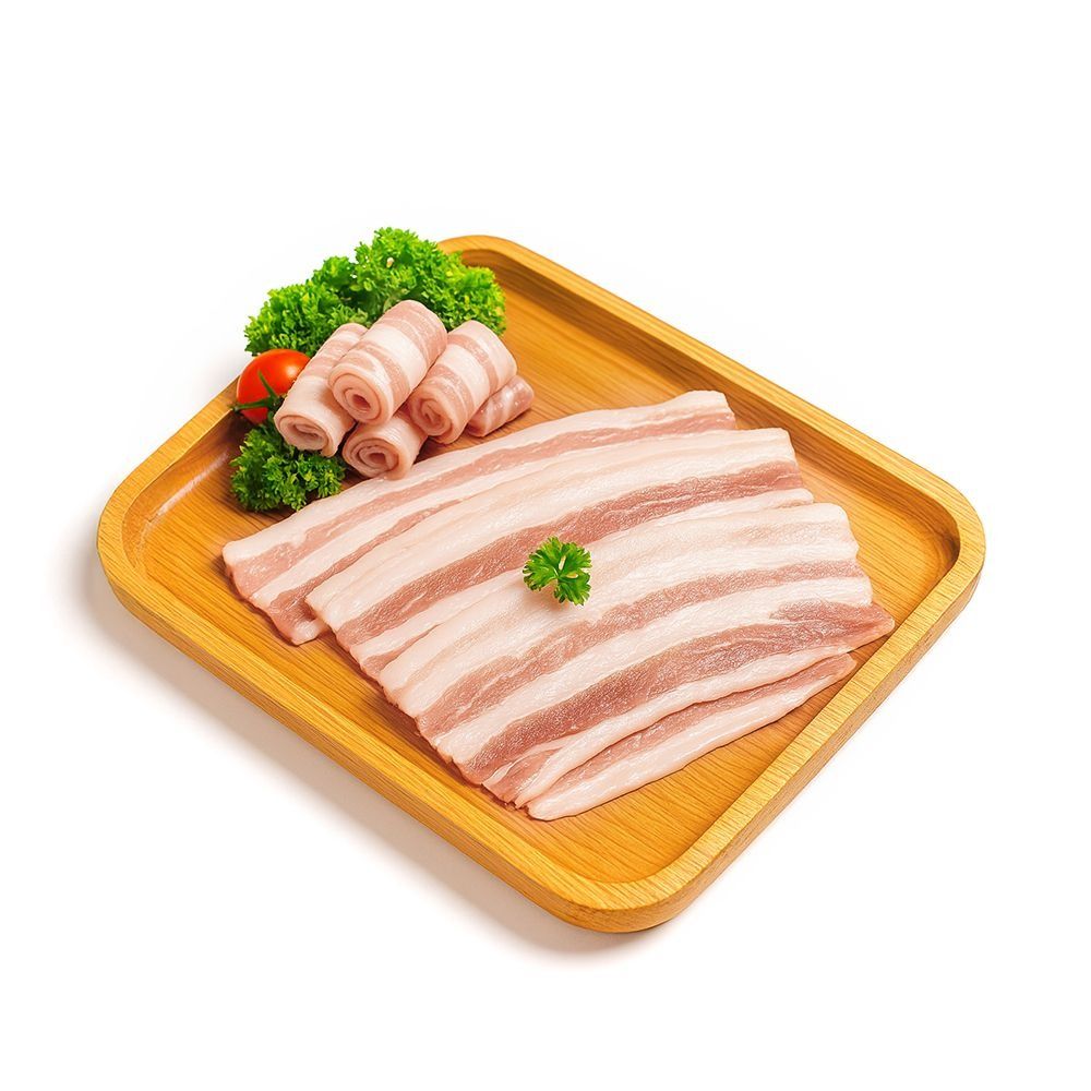 หมูสามชั้นสไลซ์ กก.ละ