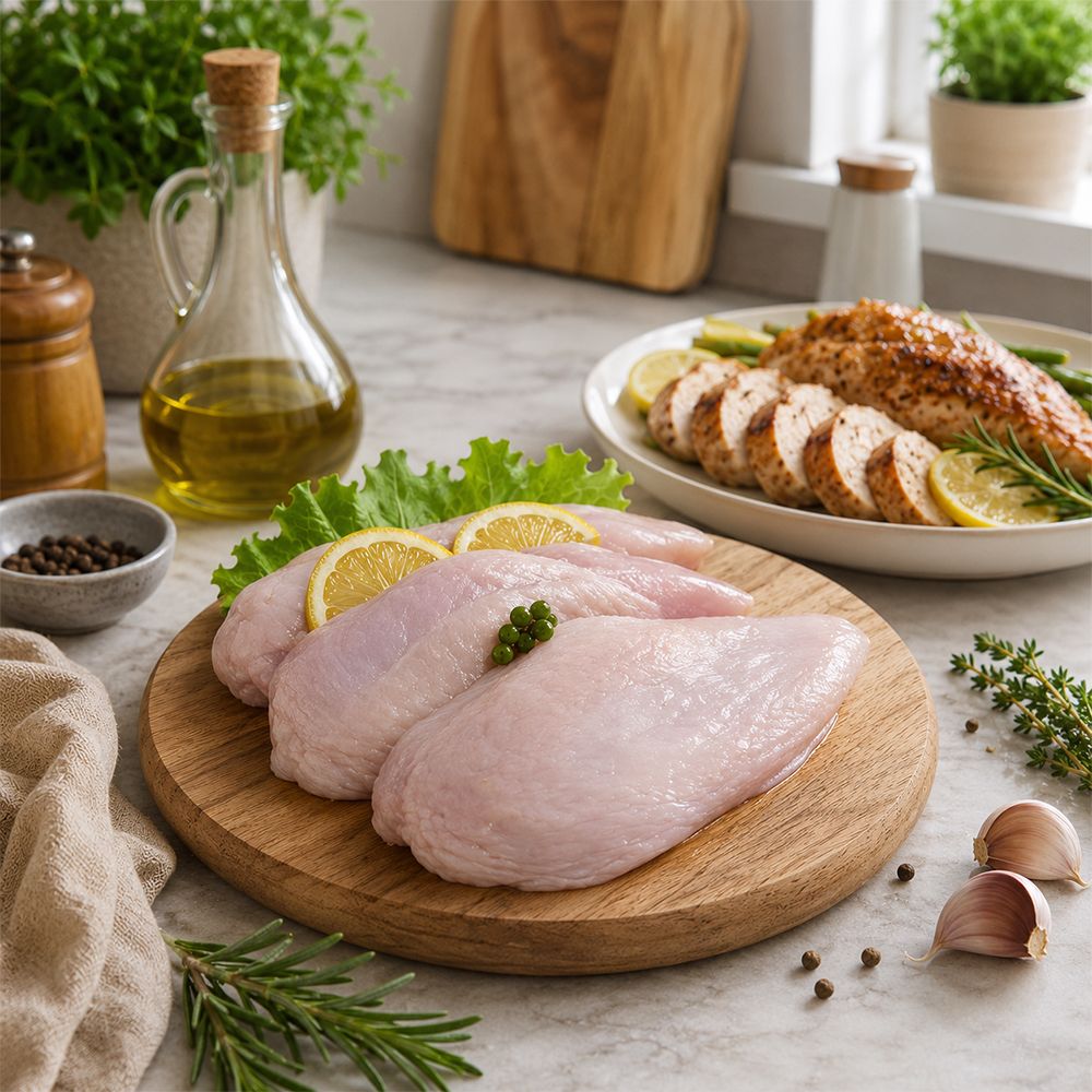 CP CHICKEN BREAST KG