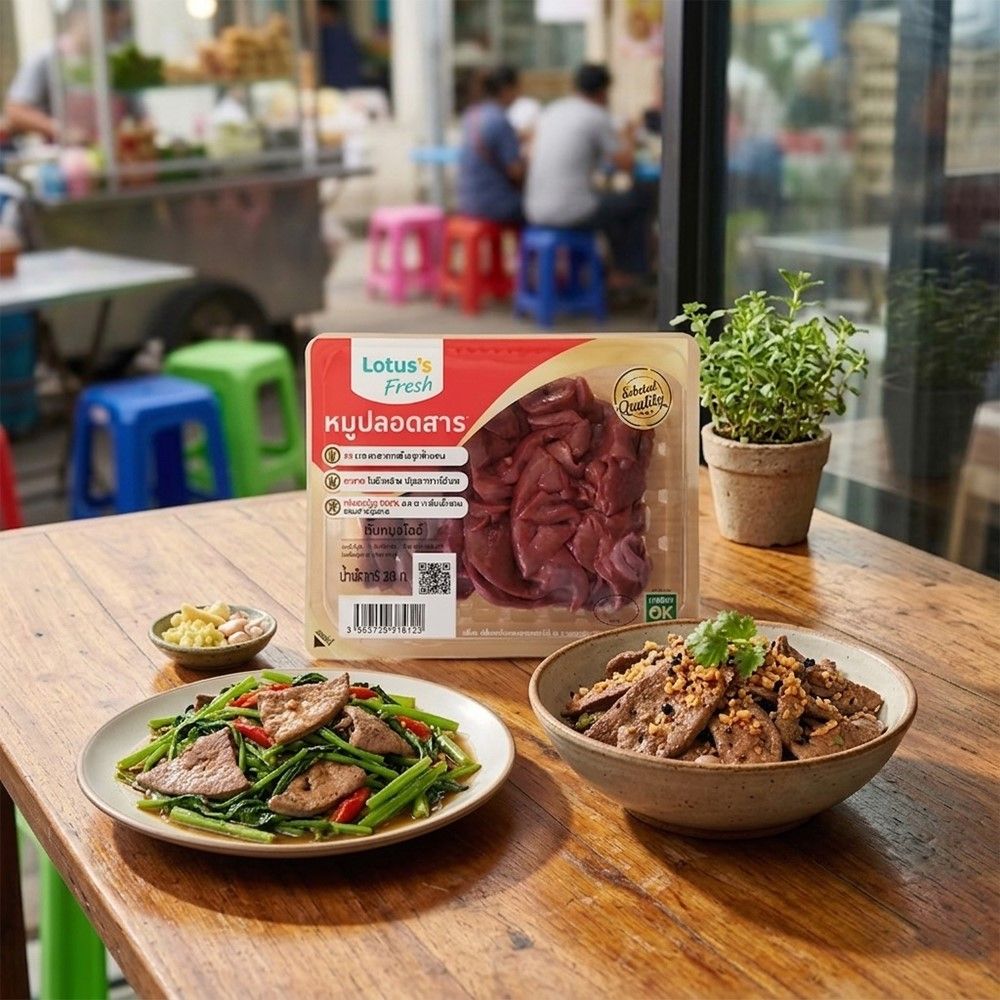 โลตัส ตับหมูสไลซ์ 300 กรัม