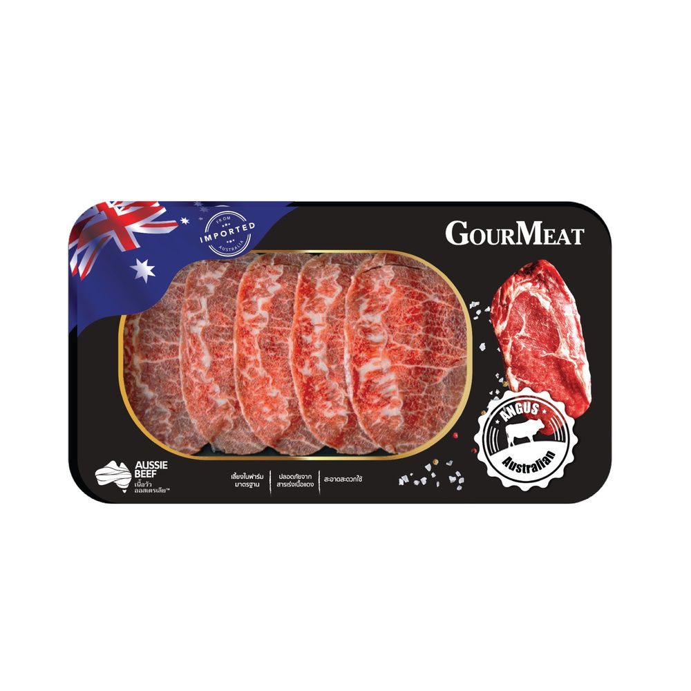 GOURMEAT AUSTRALIAN ANGUS OYSTER BLADE SLICED 250 G