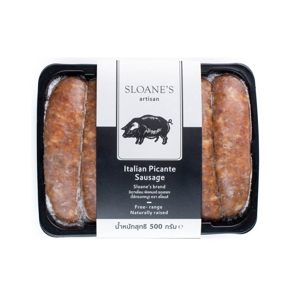 SLOANES FROZEN ITALIAN PICANTE SAUSAGE 500 G