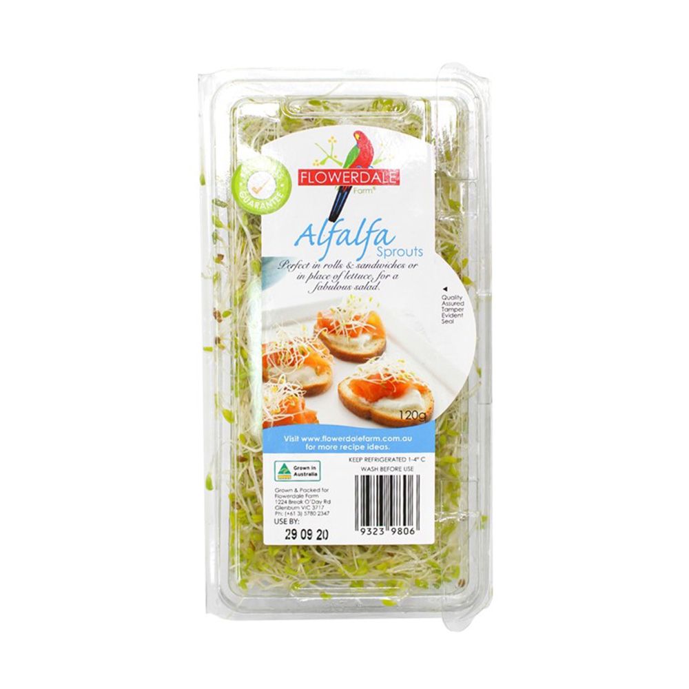 AUSTRALIA ALFALFA SPROUTS 120 G PACK