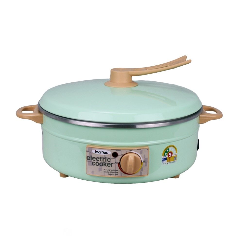 IMARFLEX กะทะไฟฟ้า #MP-12Q คละสี