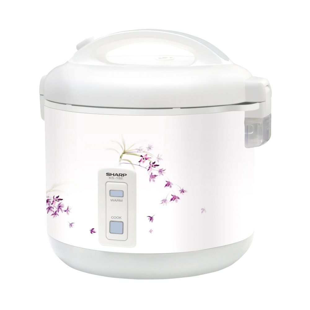 SHARP หม้อหุงข้าวอุ่นทิพย์ 1.8 ล. #KS-18E (คละแบบ)