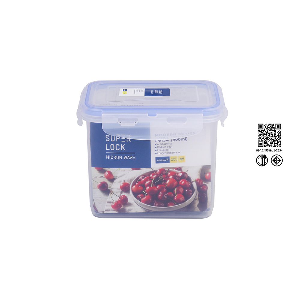 SUPER LOCK PLASTIC FOOD BOX CLASIC900ML.