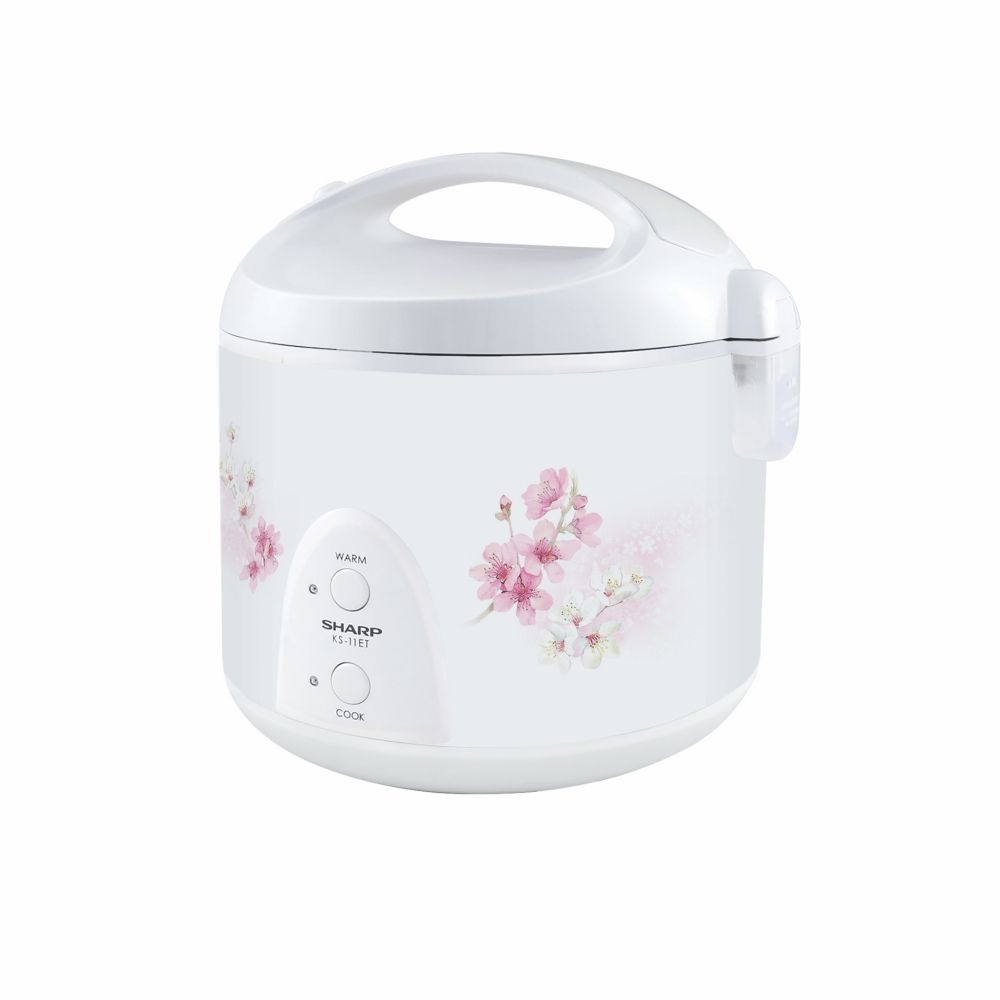 SHARP หม้อหุงข้าวอุ่นทิพย์ 1ลิตร #KS-11ET (คละแบบ)