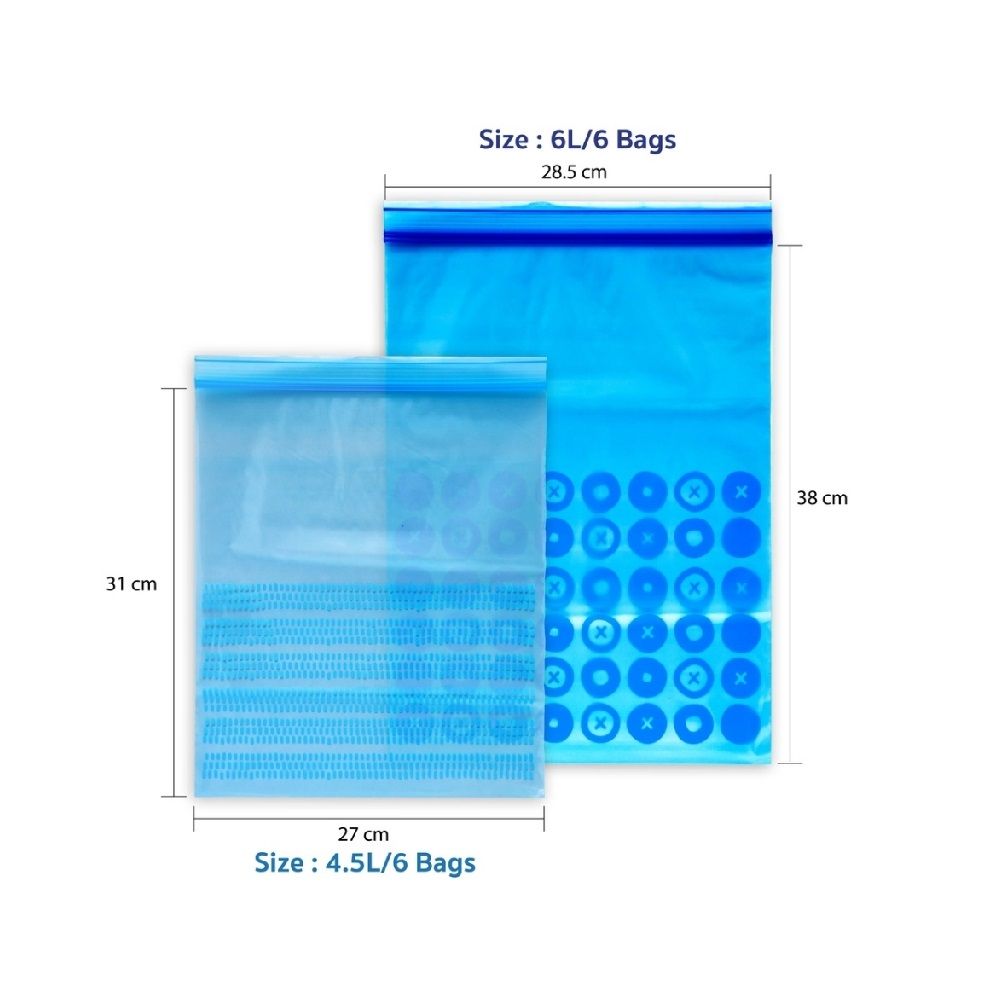 SUNZIP DB SIPPER BAGS MIX L 12 PCS