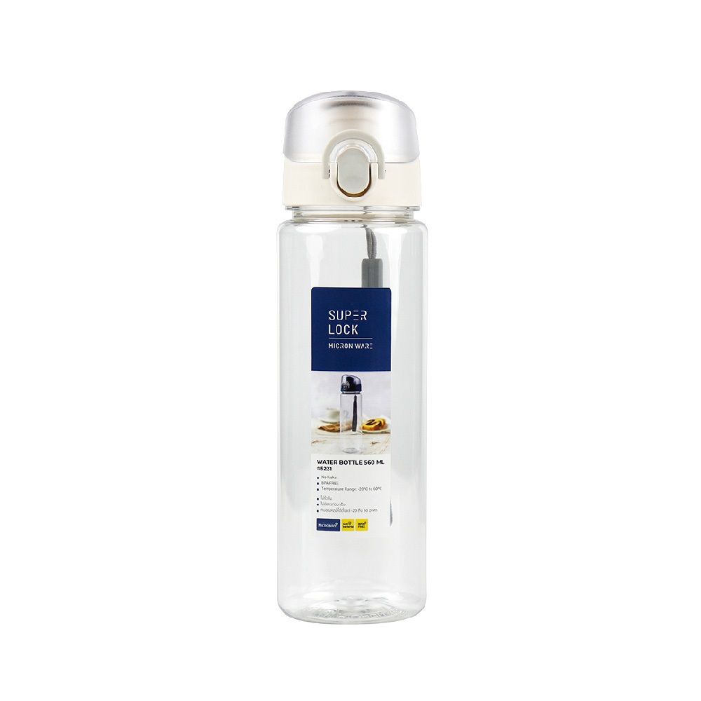 SUPER LOCK BOTTLE WHITE 560 ML. #5231