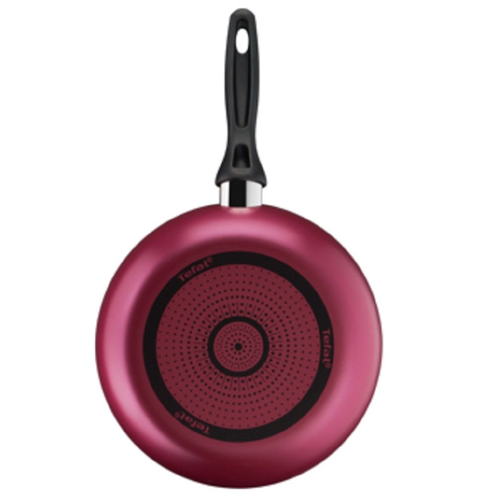 TEFALกระทะแบนไลแอนคลีน แดง26ซม.#B2240595