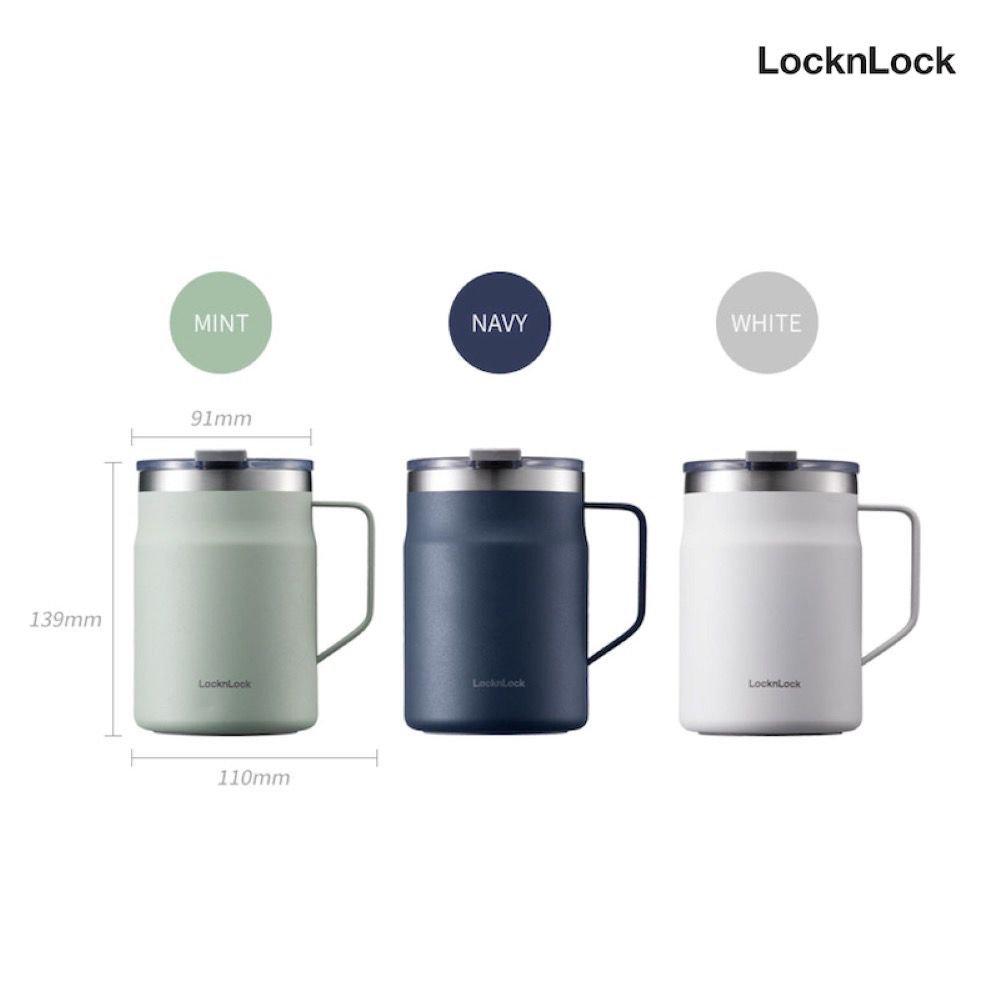 LOCK N LOCK แก้วเก็บอุณหภูมิ กรมท่า475ML