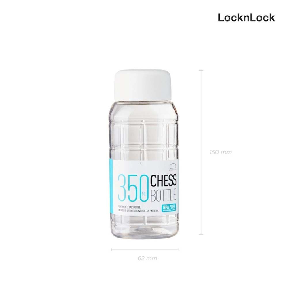 LOCKNLOCK WATER BOTTLE WHITE 350 ML.