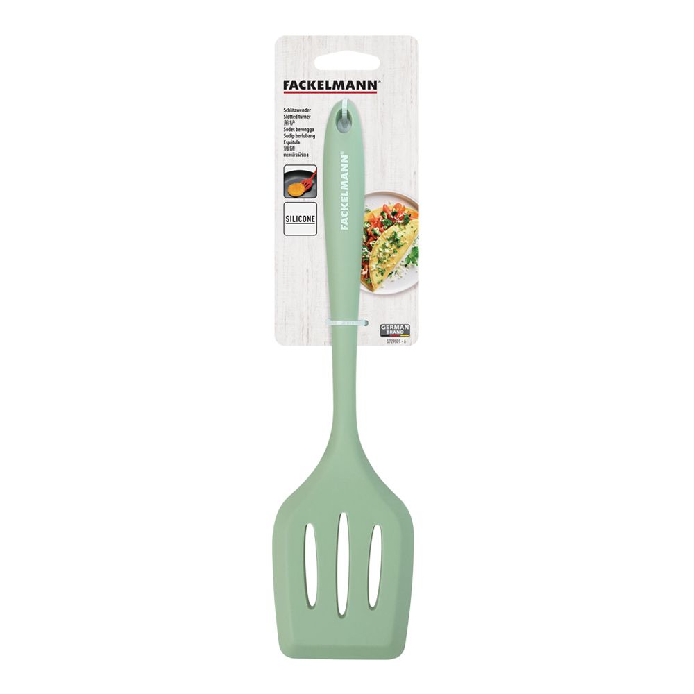 FACKELMANN SILICONE SLOTTED TURNER
