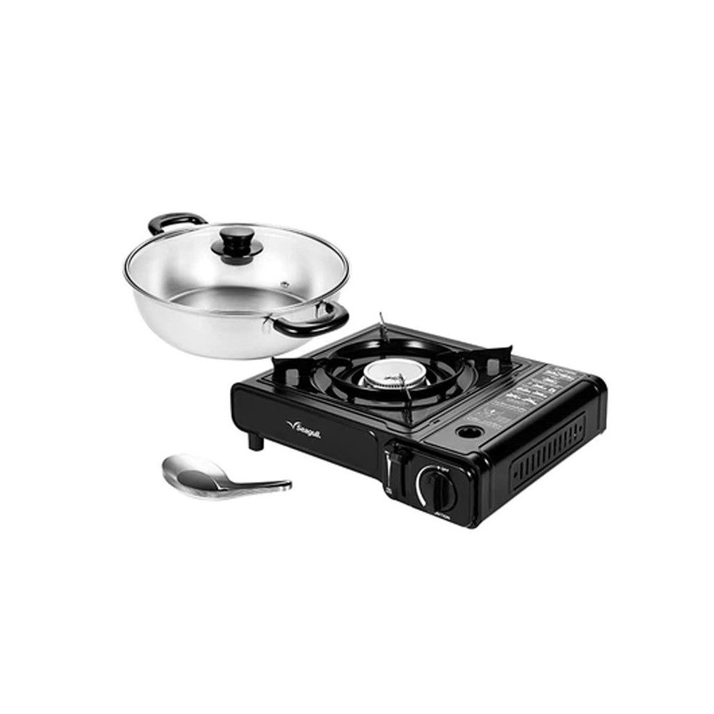 SEAGULL ชุดเตาแก๊สปิกนิก พร้อมหม้อชาบู 26 ซม.