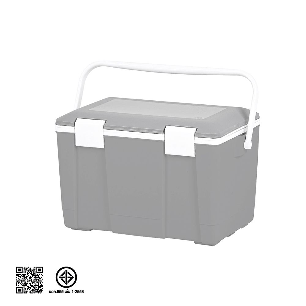 EVEREST COOLER BOX กระติก2515เทา15ลิตร