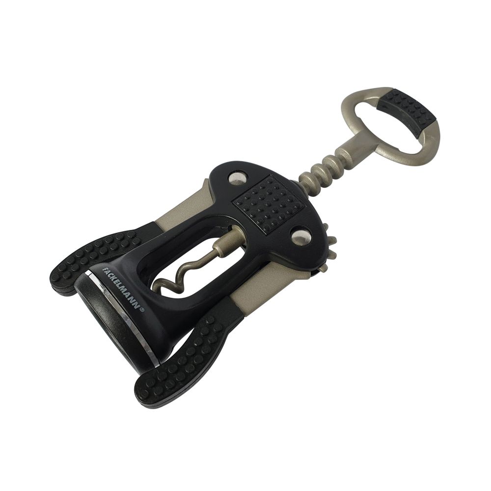 แฟคเคลมานที่เปิดขวดไวน์ใหญ่สีดำ