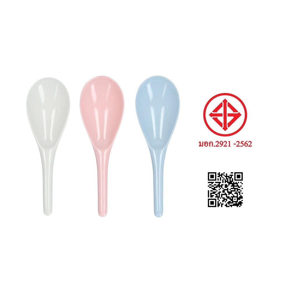 ทัพพีเมลามีน แพ็ค 3 (คละแบบ)