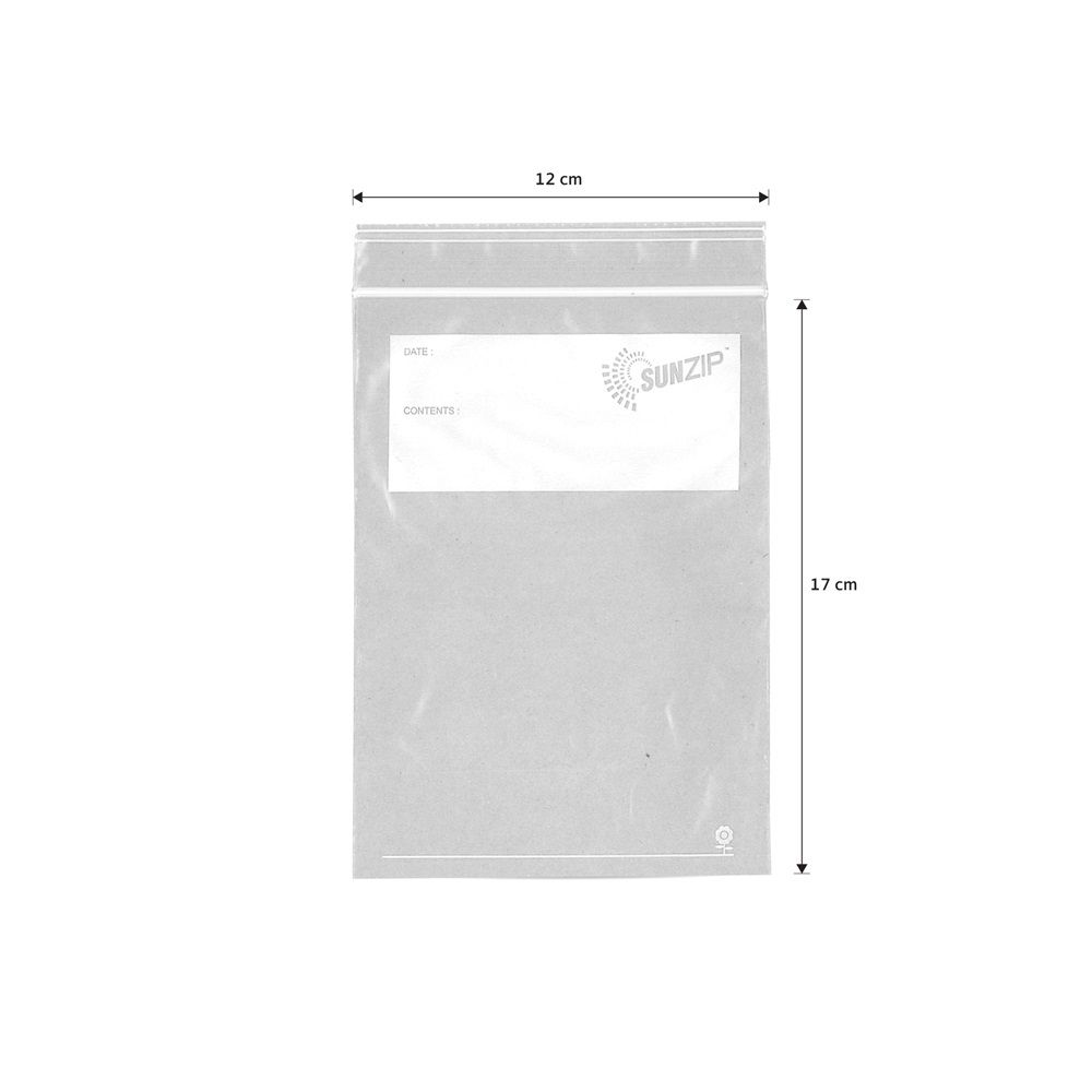 SUNZIP STORAGE BAG 12X17 CM 20 PCS.