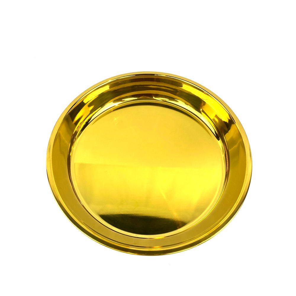 โมเมนโต ถาดเค้กกลมทอง 30 ซม