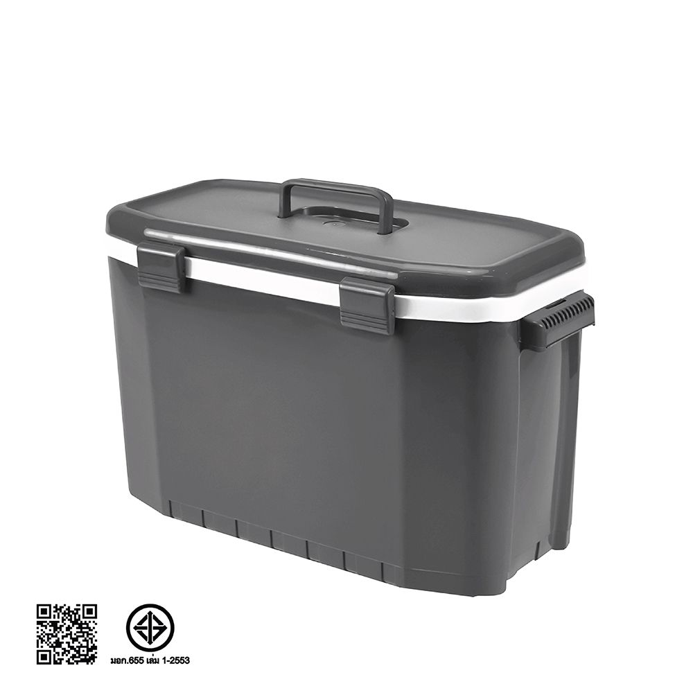 EVEREST กระติกน้ำแข็ง สีเทา25ลิตร AG992