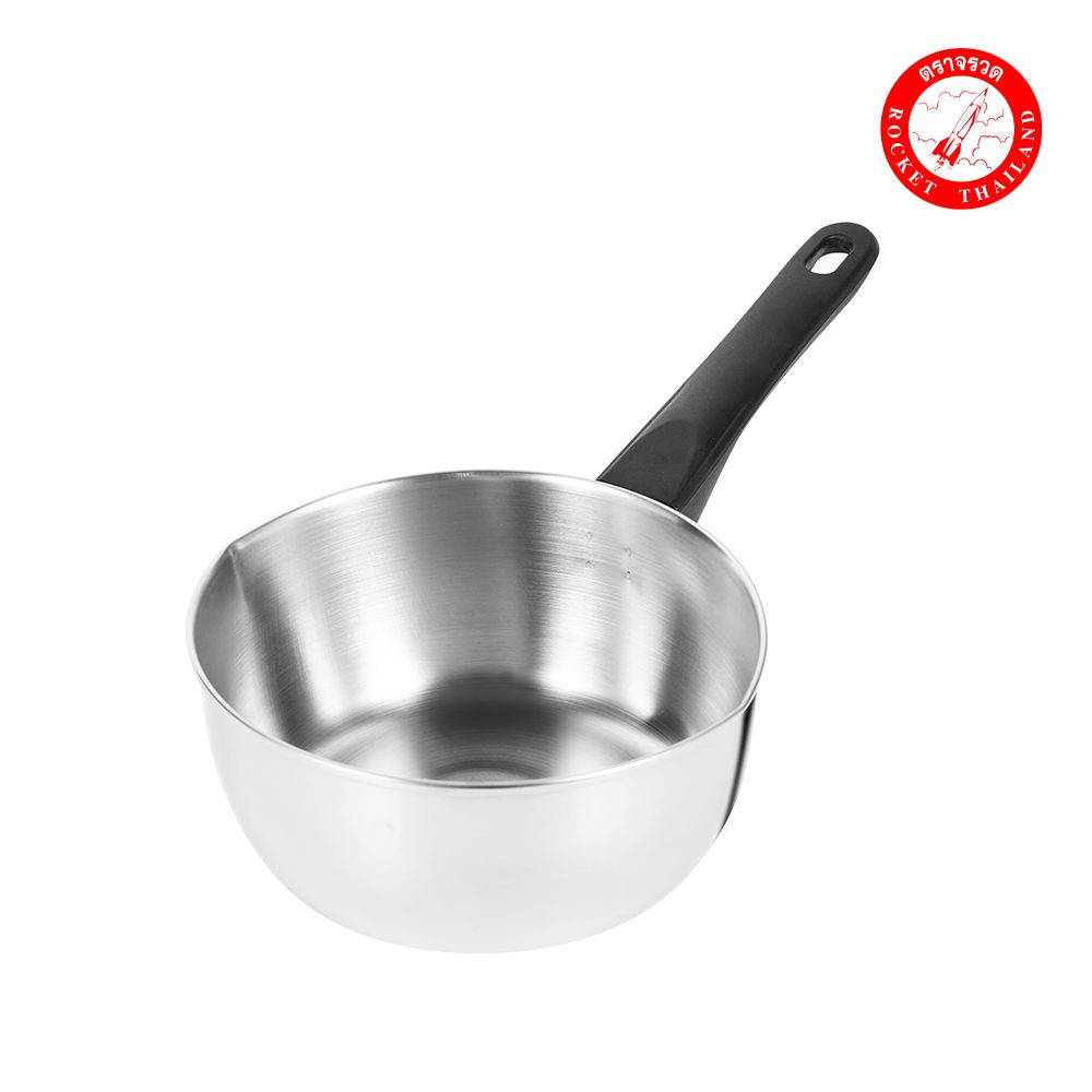 จรวด หม้อด้ามญี่ปุ่น 18 ซม แถม ทัพพี