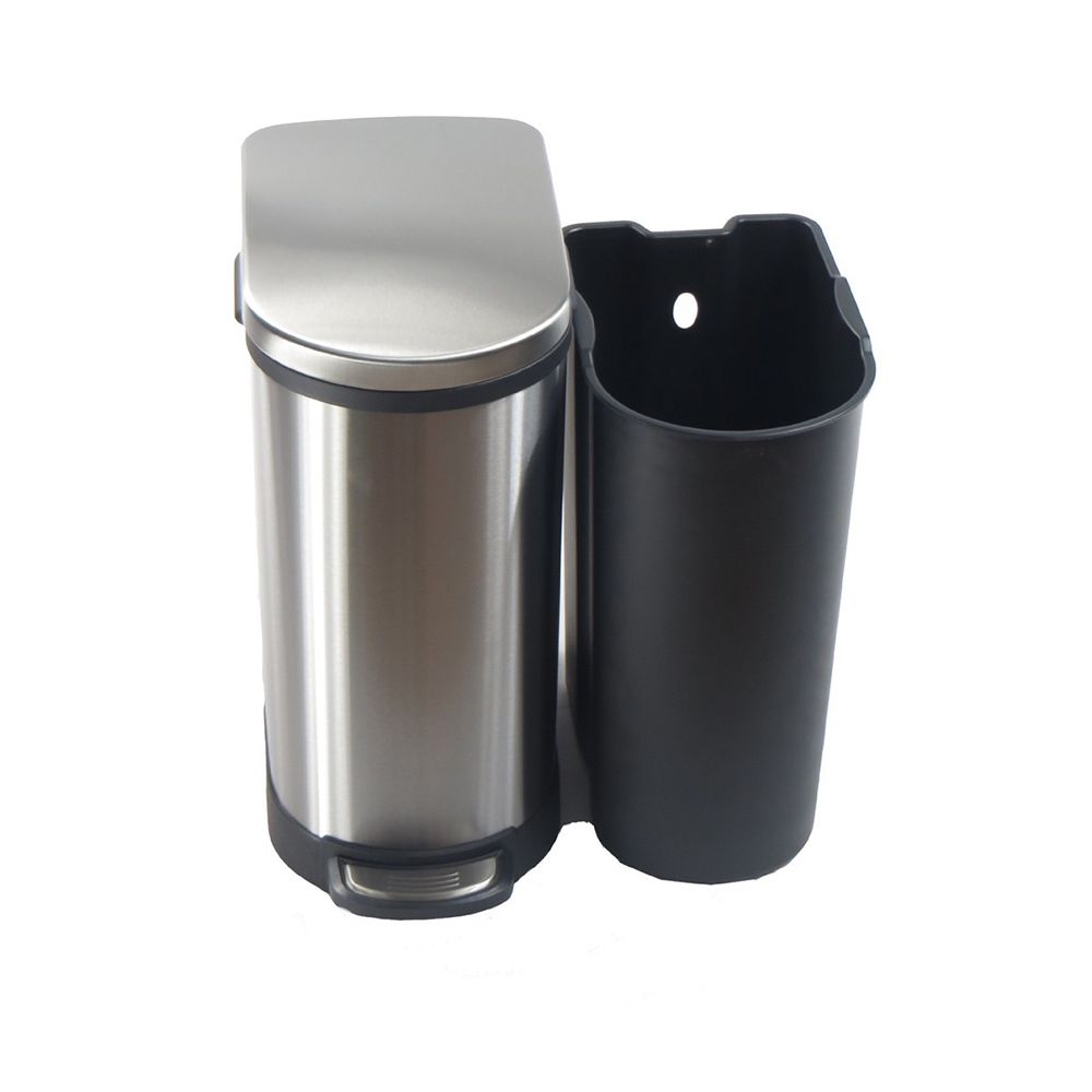 ถังขยะสแตนเลสแบบเหยียบ 10L