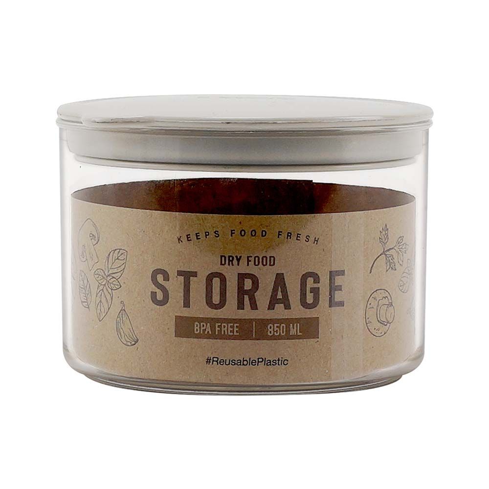 DOUBLE LOCK AIRTIGHT CANSTER ROUND 820ML.8131